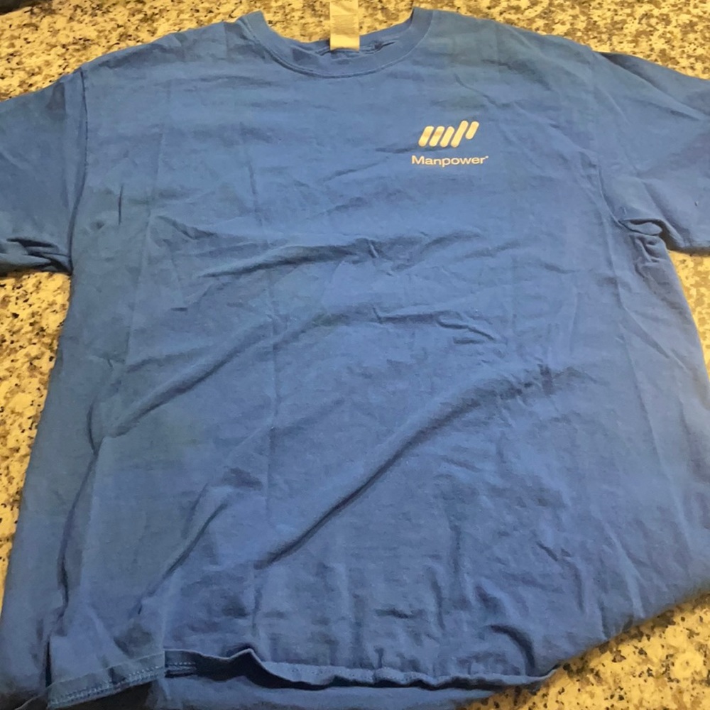 Manpower mens t shirt vintage